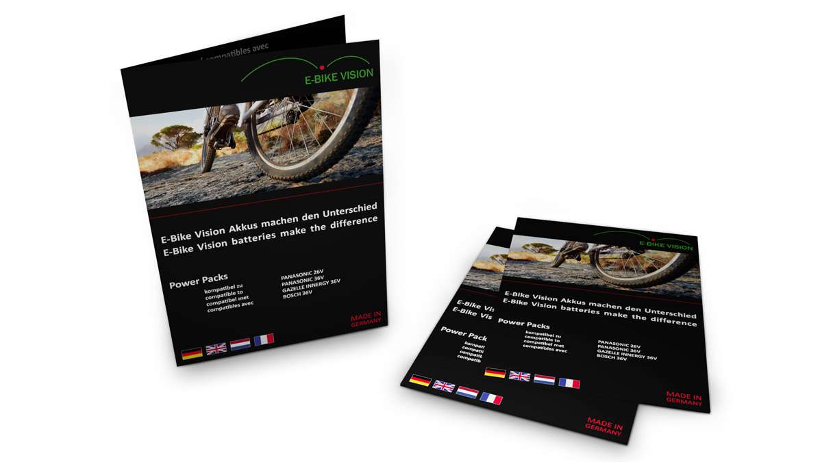 Gestaltung Flyer E-Bike Vision Gestaltung Flyer E-Bike Vision